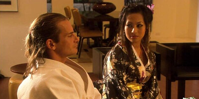 Magic Asian Pussy featuring chickfriend's sucking balls scene