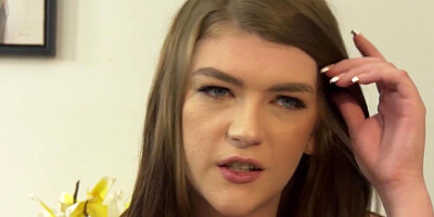 Curvy girl with ease seduces her old neighbor