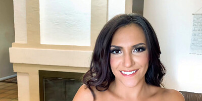 Hime Marie got stuck and a naughty neighbor fucks her