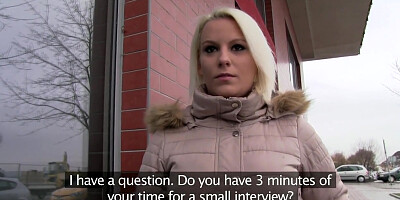 PublicAgent Big boobs bent over and fucked