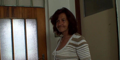 Kinky European GILF sucking a lad that is much younger