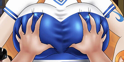 One Piece - Pirate Trainer Part 6 Nami's Big Breats By LoveSkySanX