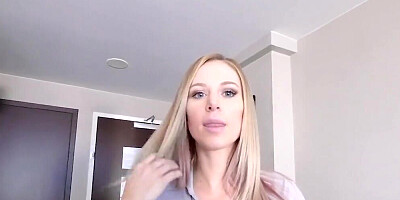 MILF with a very pretty face gets fucked in POV for fun