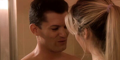 Steamy floozy's blowjob scene