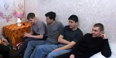 Russian mother gang bang