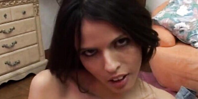Curvy dirt with unapproachable Shy Love from Handjob Harry Videos