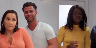 Foot fetish seduction and hot lesbian fucking with a girl