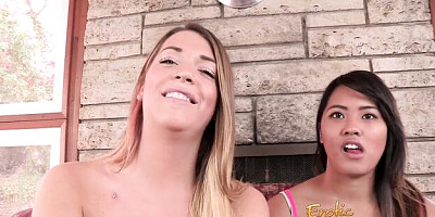 Magic Asian Pussy featuring miss's ffm in threesome dirt