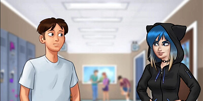 Summertime Saga #64 -Tenant Fucks His LANDLADY in The Laundry room