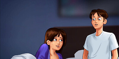 Summertime Saga #64 -Tenant Fucks His LANDLADY in The Laundry room