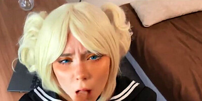 Adorable cosplay babe permits BF to drill her ass