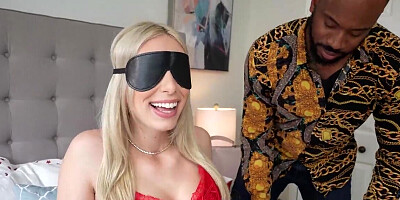 Black man enjoys unplanned sex with white chick