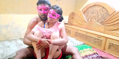 Seeta and her husband making a doggy style sex tapoe