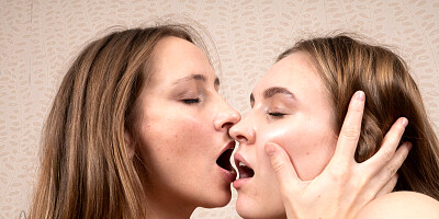 Mencia Francis and Alexa Mood in a steamy lesbian video