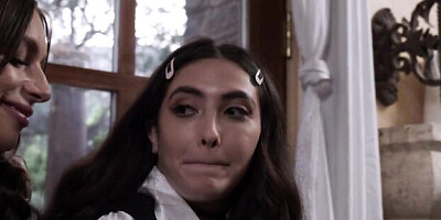 Hypnotic Jane Wilde and April Olsen's petite brunette movie