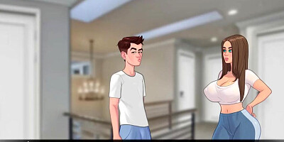 Lust Legacy Hentai game PornPlay Ep.2 watching his step dad's pornstar sex scene