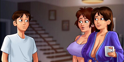 Summertime Saga #53 - Jenny's Foot Fetish - She Loves Making Guys Cum on Her Feet