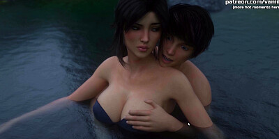 Milfy City - Big Ass Stepsister Gets Her Wet Pussy Creampied By Big Cock Stepbrother While Swimming in a Lake - #37