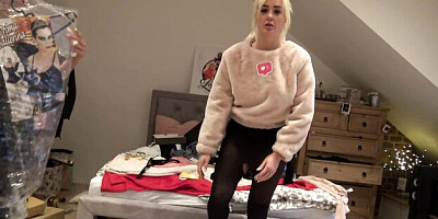 Blonde xxx with tireless patootie from Leons TV