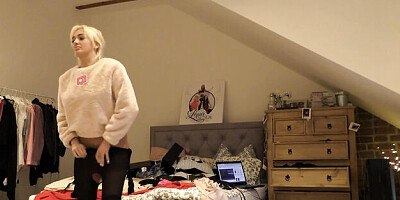 Blonde xxx with tireless patootie from Leons TV