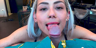 Benefit Monkey featuring Veronica Leal's balls licking sex