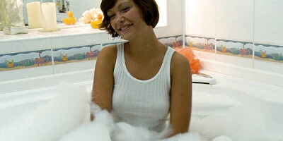 Elegant Flavia's cute action