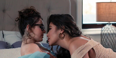Closeted girl is going to enjoy the hottest lesbo fucking