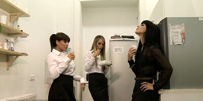 Classy Jade Laroche - standing doggy action - Dorcel Classics