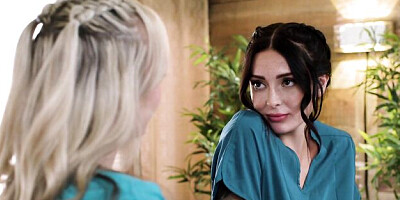 Lesbian movie with mysterious Lilly Bell and Charlotte Sins from Girls Way