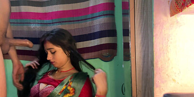Amateur Indian girl is giving a blowjob to her lover