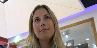 Publicagent jennifer rails in the car park