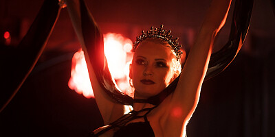 Mesmerizing blonde is going to take a large younger cock