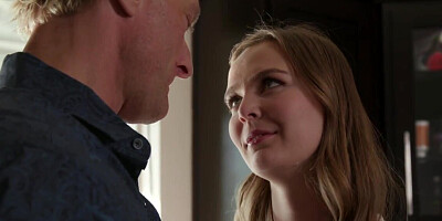 Stepdaughter looks tight and daddy treats her right