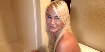 Tight mommy is being fed a nice dick in a hot scene
