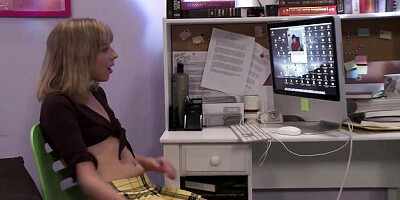 Sensual Chastity and Chastity's blonde trailer