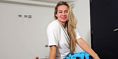 Mom's best friend has big tits and shows them to me so I can fuck her