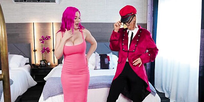 Curvy xxx with come-hither Emma Hix and Lily Lou from Brazzers Exxtra
