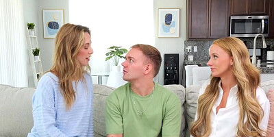 Pristine fucking session with a hot hoe and her stepsister