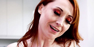 Explosive Lily Red's masturbation video