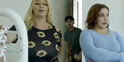 Busty MILF Natasha Nice Caught Her MILF&#'s Best Friend Fucking her Stepson