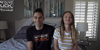 Little Shae Gets Piped Down By Luke, The Tallest Guy On HotGuysFuck!