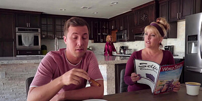 Milf with an insanely sexy body fucks a young dick