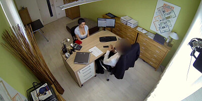 Anal sex is the price the brunette pays for a loan