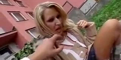 A czech public damsel