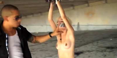 Poor teen Piper Perri tied and fucked by a sadistic thug