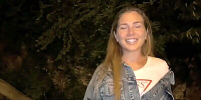 POV blowjob in public place