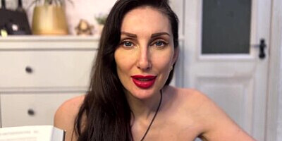 Stepmom after orgasm in the shower sucked stepson.