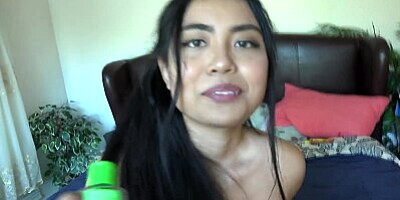 All natural Amateur Luna Mills takes it hard blowjob, doggystyle, riding cock, and anal in POV