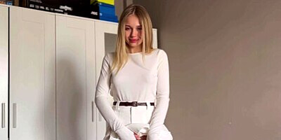A WHORE CHEATS ON HER BOYFRIEND. Cum on ass