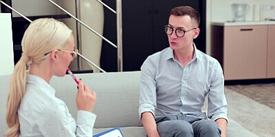 Eager Blonde Beauty Lovita Fate asks Interviewer, Would You Fuck Me For This Job? - S46:E3